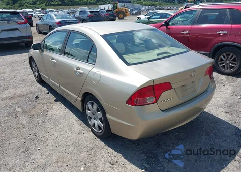 2008 Honda Civic Lx from USA, damaged, VIN 1HGFA16538L081250